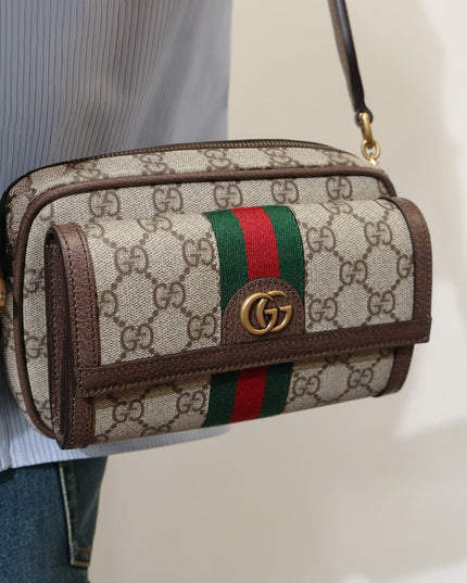 Ophidia GG fabric crossbody bag