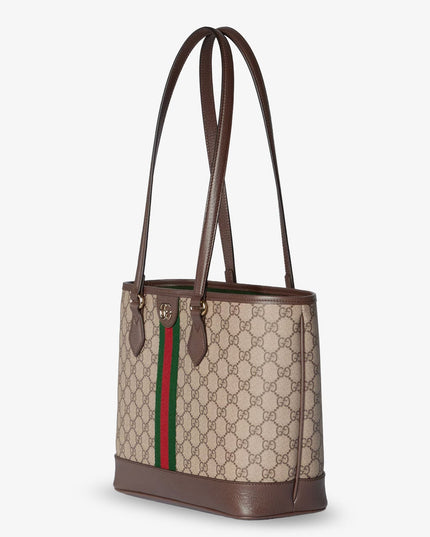 Ophidia GG fabric shopping bag