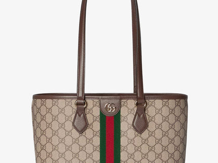 Ophidia GG fabric shopping bag