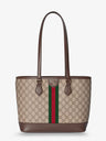 Ophidia GG fabric shopping bag