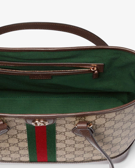 Ophidia GG fabric shopping bag