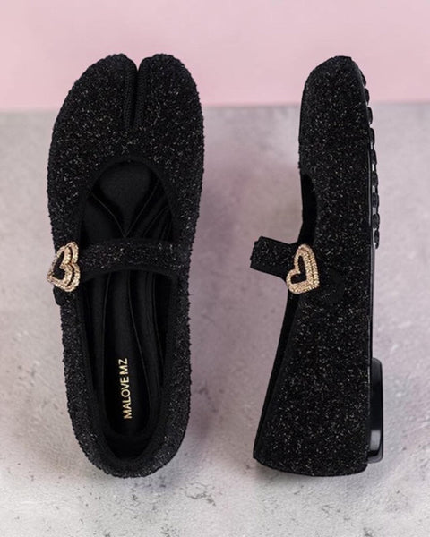 Orientalische Split-Toe Mary Jane Ballerinas – MALOVE MZ