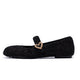 Oriental Split Toe Mary Jane Flat Shoes-0