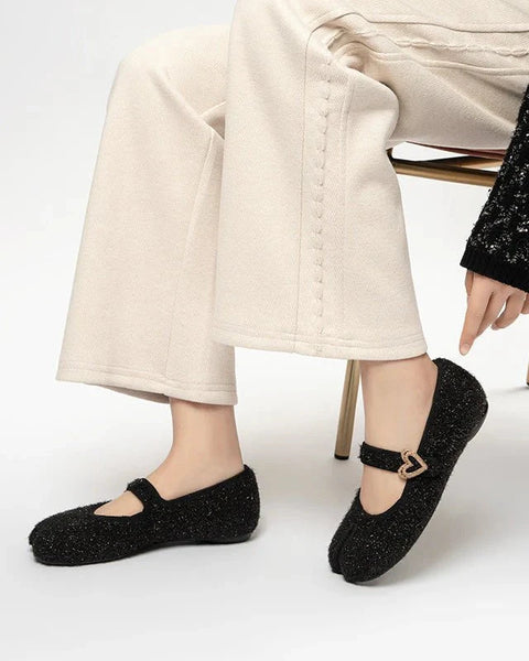 Orientalische Split-Toe Mary Jane Ballerinas – MALOVE MZ