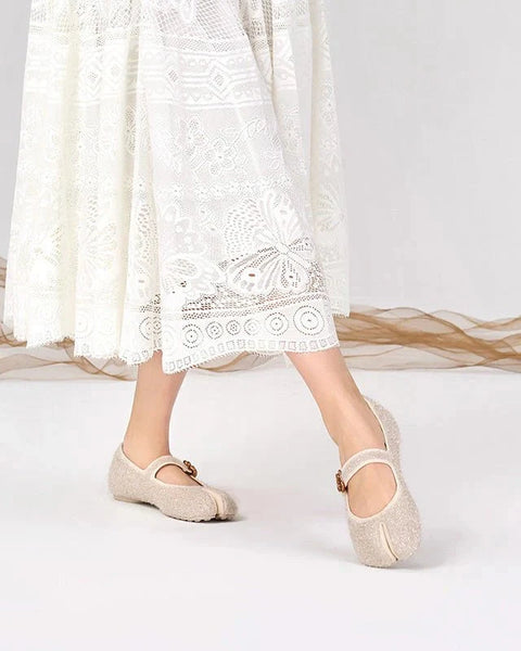 Orientalische Split-Toe Mary Jane Ballerinas – MALOVE MZ