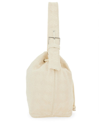 OVERSIZED "T MONOGRAM" BUCKET BAG