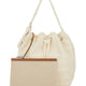 OVERSIZED "T MONOGRAM" BUCKET BAG