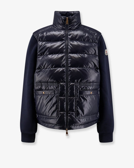 Padded jacket with fabric details