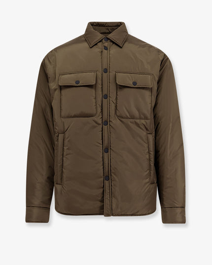 Padded nylon shirt/jacket