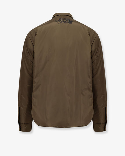 Padded nylon shirt/jacket