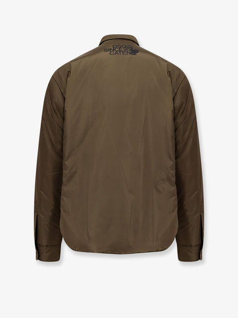 Padded nylon shirt/jacket