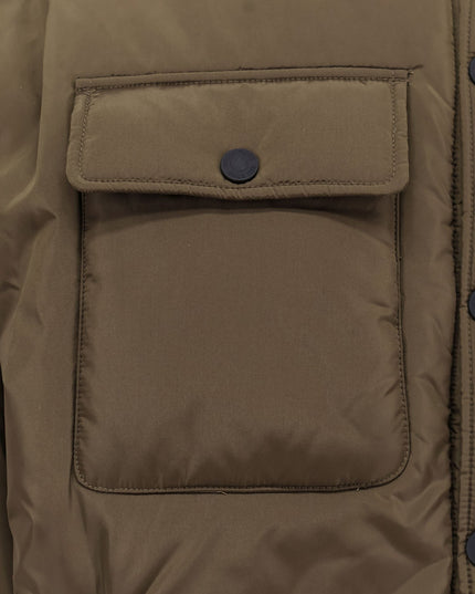 Padded nylon shirt/jacket