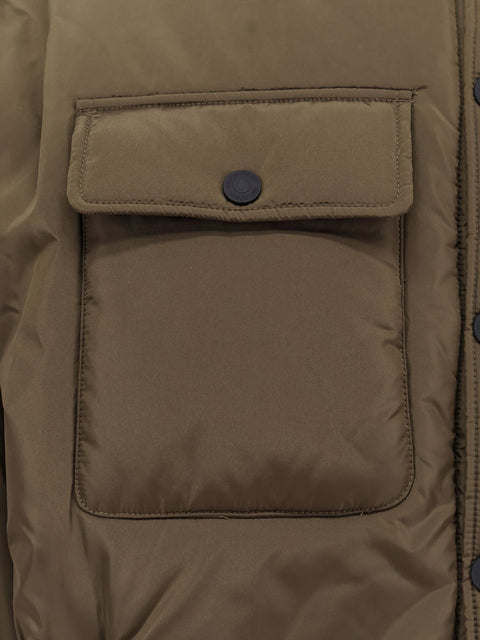 Padded nylon shirt/jacket