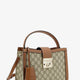 Padlock handbag with shoulder strap