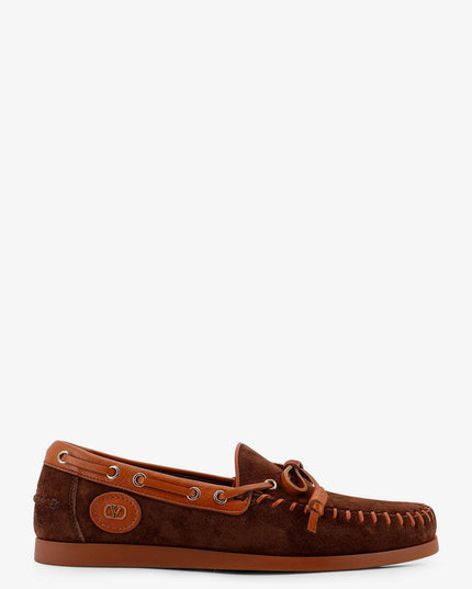 Palm Avenue leather and suede boat shoe