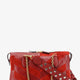 Panthea suede and leather crossbody bag