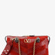 Panthea suede and leather crossbody bag
