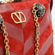 Panthea suede and leather crossbody bag