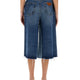 PATCHWORK DENIM BERMUDA SHORTS