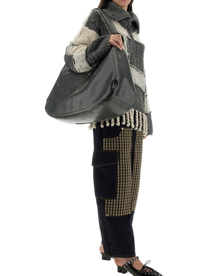 PATCHWORK JERSEY WITH BANGS