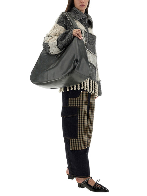 PATCHWORK JERSEY WITH BANGS