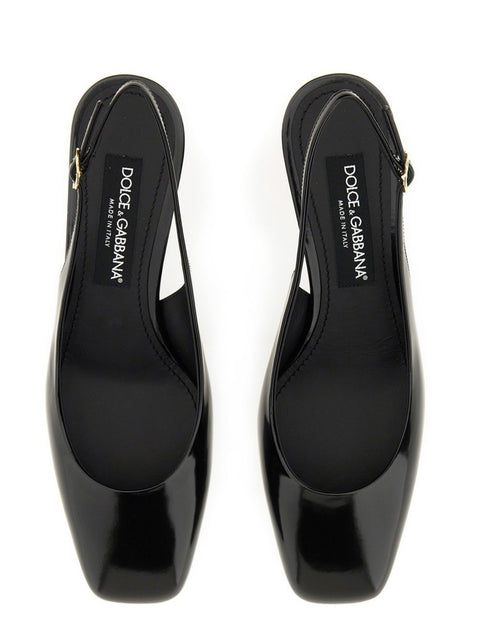 PATENT LEATHER SLINGBACK