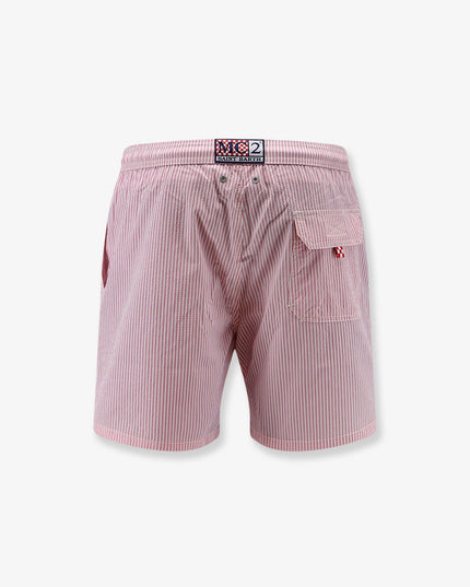 Patmos swim trunks with striped motif