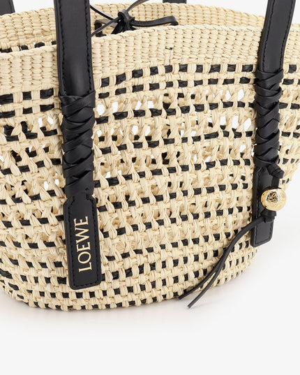 Paula's Ibiza -Braid Basket Small Iraca Palm Leaf Shoulder Bag