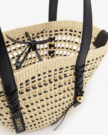 Paula's Ibiza -Braid Basket Small Iraca Palm Leaf Shoulder Bag