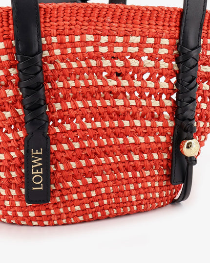 Paula's Ibiza -Braid Basket Small Small Iraca Palm Leaf Shoulder Bag