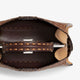 Peekaboo IseeU Small leather shoulder bag with Selleria macro stitching