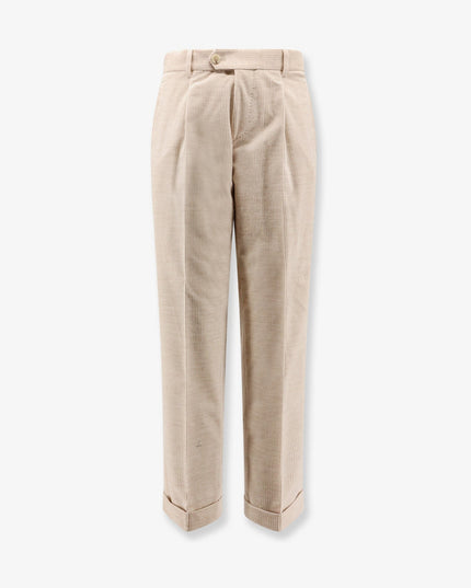 Peet Pleat corduroy trousers