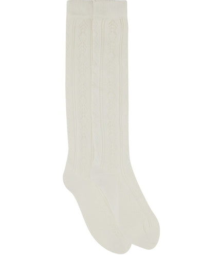 PERFORATED COTTON SOCKS WITH VLOGO