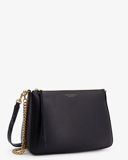Perry leather shoulder bag