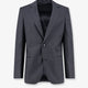 Pinstriped wool blazer
