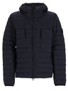 Stone Island | Daunenjacke mit Kapuze | Blau | Herren