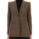 PLAID WOOL TAILORED JACKET