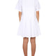 PLEATED CHEMISE DRESS
