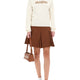 PLEATED MINISKIRT