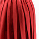 Pleated silk midi skirt