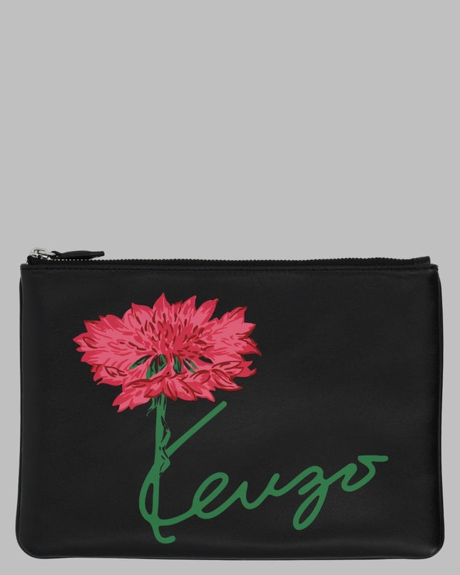 POCHETTE "KENZO TULIP" IN PELLE