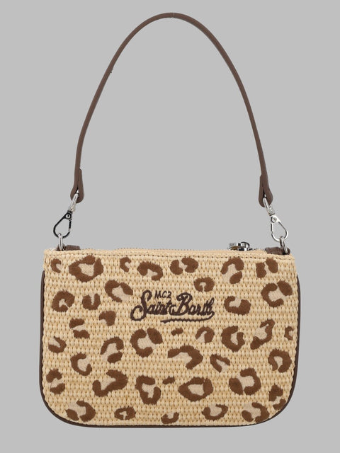 POCHETTE "PARISIENNE" MINI EFFETTO PAGLIA