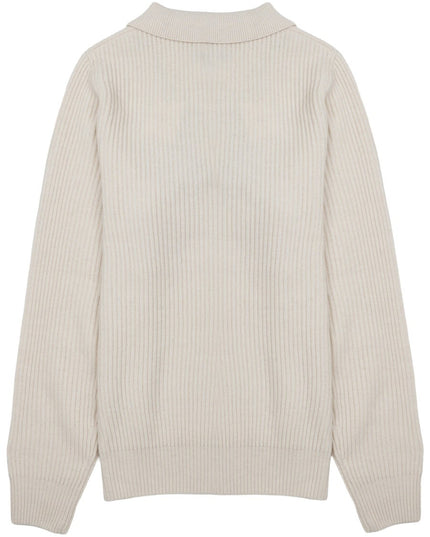 MAGLIA CON COLLETTO A POLO
