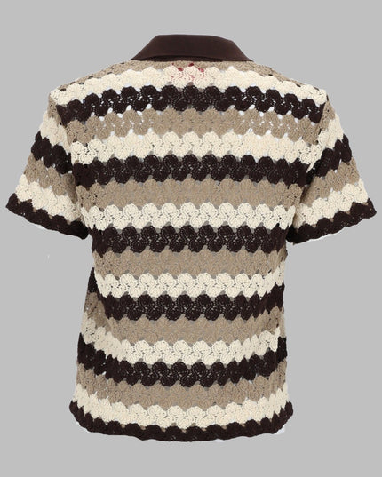 POLO IN COTONE CROCHET