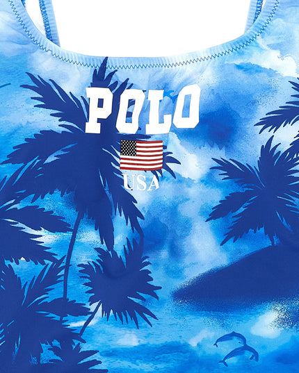 'Polo' one-piece swimsuit