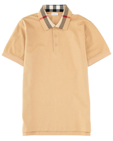 POLO SHIRT WITH "CHECK" COLLAR