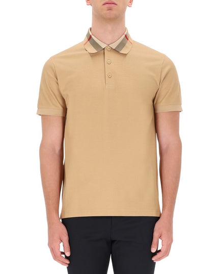 POLO SHIRT WITH "CHECK" COLLAR