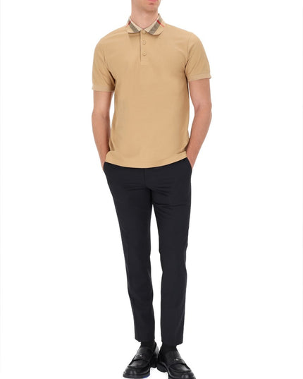 POLO SHIRT WITH "CHECK" COLLAR