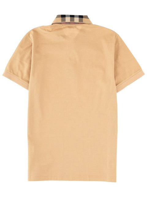 POLO SHIRT WITH "CHECK" COLLAR