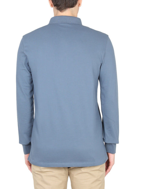 POLO WITH LOGO PATCH